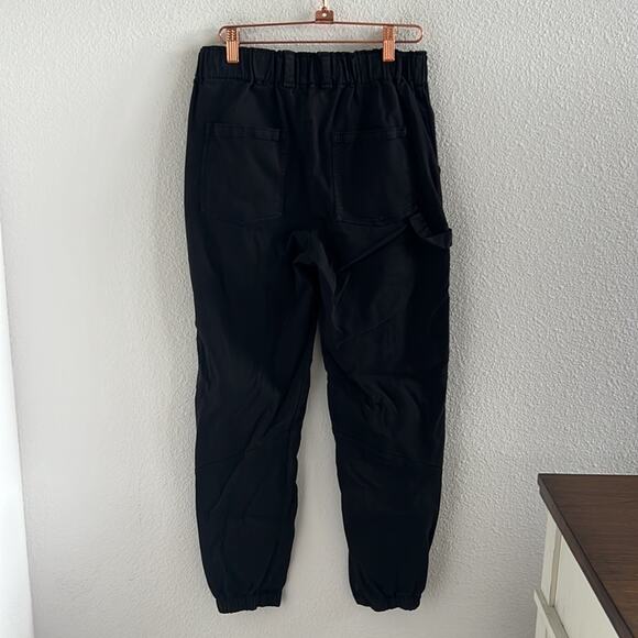 Young Fabulous & Broke Black Cargo Jogger Pants Cinched Waist and Ankles Medium - Picture 7 of 10